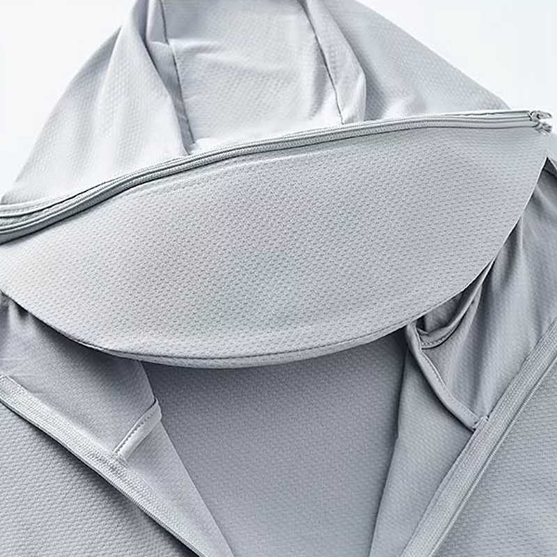 Unisex Hooded Long Sleeve Sun Protection Shirts For Men And Women Outerwear