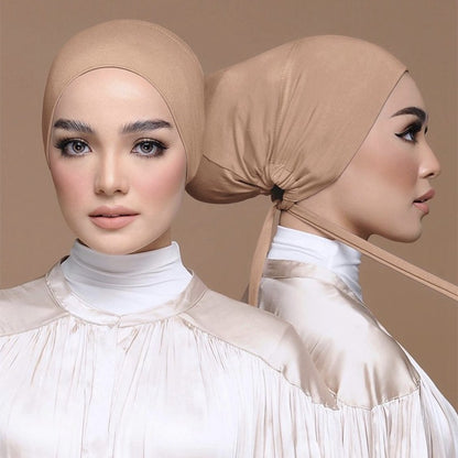 Modal Hijab Caps Underscarf Women Undercap