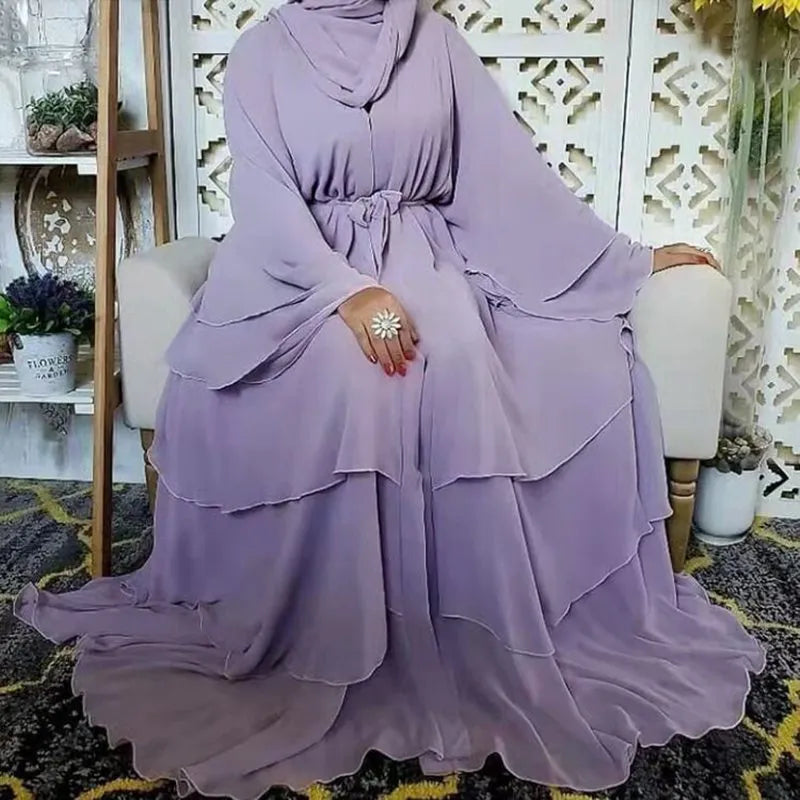 open abaya dress