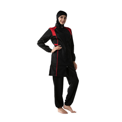 Muslim Womne Swimwear 3 Pieces Set Bathing Suit Burkinis