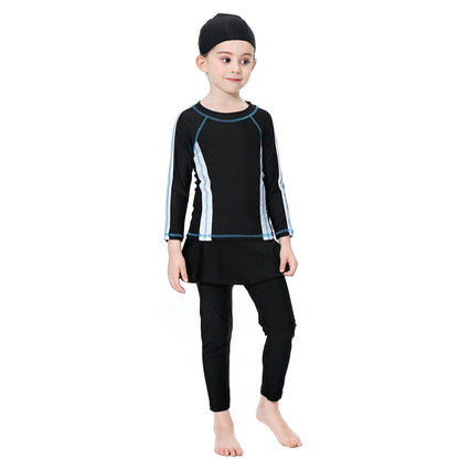 Muslim Girl Swimwear Swimsuit Child Burkinis