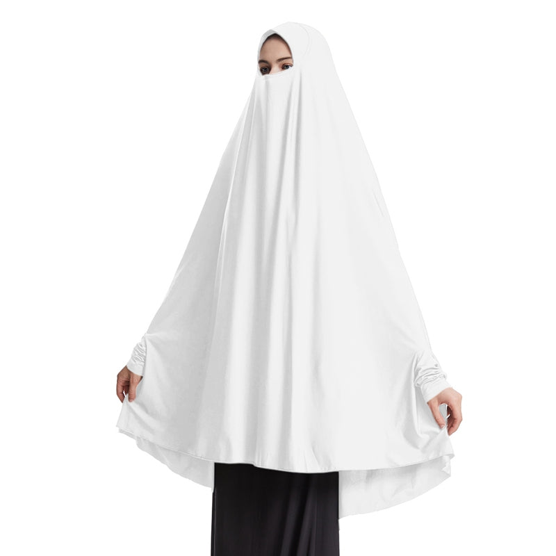 10 Color Options Muslim Women Modal Arab Jilbab Sleeved